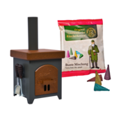 Räucherkerzenofen Hüttenofen  aus Feinblech