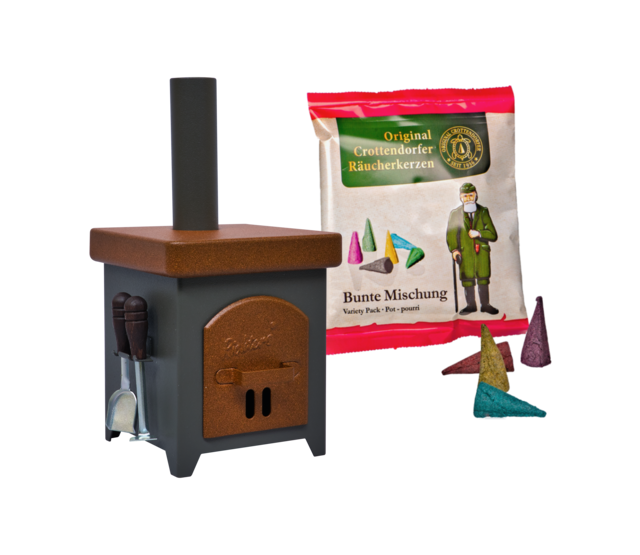 Räucherkerzenofen Hüttenofen  aus Feinblech