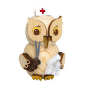 Drechslerei Kuhnert Holzfigur-Mini Eule Krankenschwester Drechslerei Kuhnert Holzfigur-Mini Eule Krankenschwester