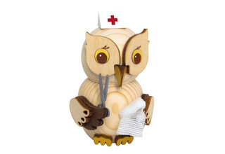 Mini Eule Krankenschwester