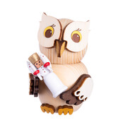 Drechslerei Kuhnert Holzfigur-Mini Eule mit Engel Drechslerei Kuhnert Holzfigur-Mini Eule mit Engel
