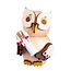 Drechslerei Kuhnert Drechslerei Kuhnert Holzfigur-Mini Eule mit Engel