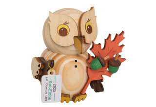 Mini Eule Jahres-Minieule 2025/Rot-Eiche