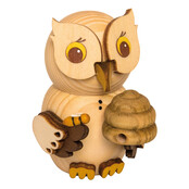 Drechslerei Kuhnert Holzfigur-Mini Eule Imker Drechslerei Kuhnert Holzfigur-Mini Eule Imker