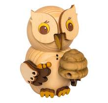 Drechslerei Kuhnert Holzfigur-Mini Eule Imker