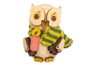 Mini Eule mit Kerze