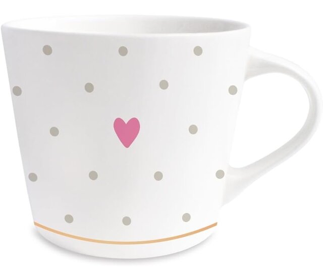 Grafik Werkstatt Goldtasse "Herz" (Punkte) Grafik Werkstatt Goldtasse "Herz" (Punkte)
