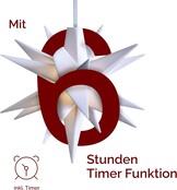 Leuchtender LED-Baby-Stern für Innen und Außen Leuchtender LED-Baby-Stern für Innen und Außen