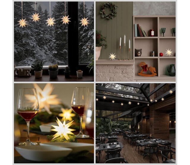 terntaler Leuchtender LED-Mini-Stern für Innen und Außen terntaler Leuchtender LED-Mini-Stern für Innen und Außen