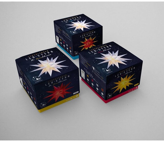 terntaler Leuchtender LED-Mini-Stern für Innen und Außen terntaler Leuchtender LED-Mini-Stern für Innen und Außen