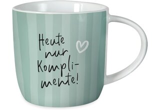 Gute Laune Tasse, "Heute nur Komplimente"