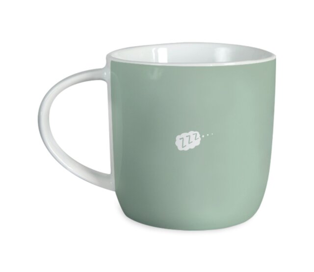 Grafik Werkstatt Gute Laune Tasse, "Müdigkeit"