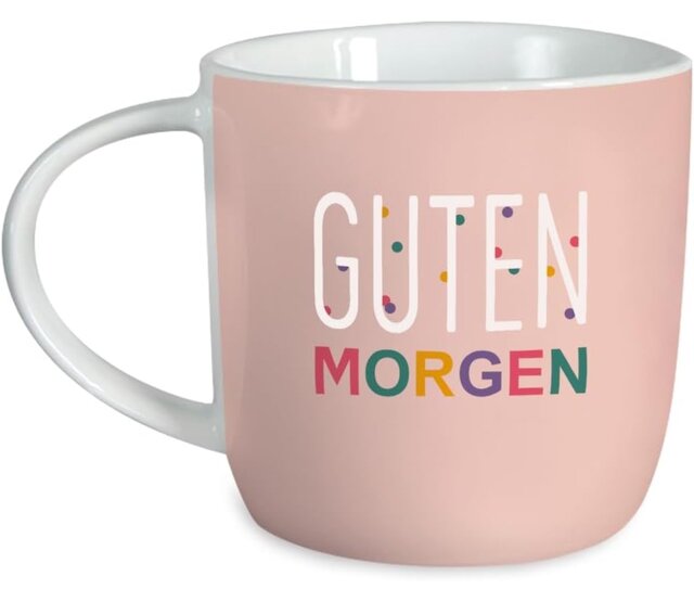 Grafik Werkstatt Gute Laune Tasse, "Guten Morgen"
