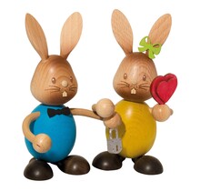 Drechslerei Kuhnert - Osterdekoration / Osterhase - Stupsi Hasenpaar