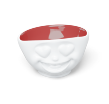 FIFTYEIGHT Schale herzlich, innen Rubin 500 ml