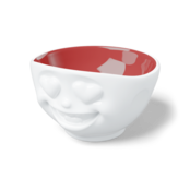 FIFTYEIGHT Schale herzlich, innen Rubin 500 ml