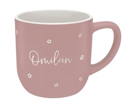 Kaffeetasse mit Gravur "Omilein"