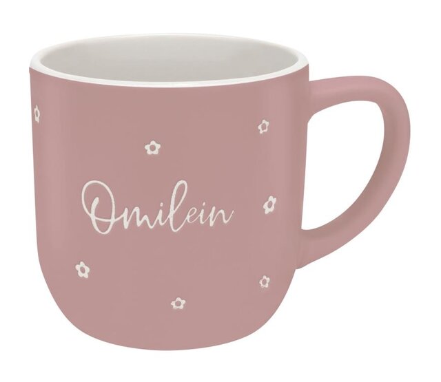 Sheepworld Tasse Mug Kaffeetasse mit Gravur Omilein Kaffee Tee Steinzeug