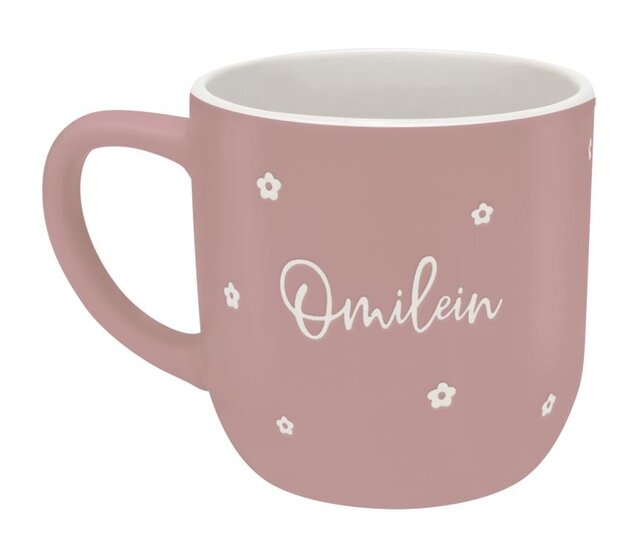 Sheepworld Tasse Mug Kaffeetasse mit Gravur Omilein Kaffee Tee Steinzeug