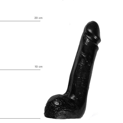 All Black Classic Dildo 20 x 4,5cm