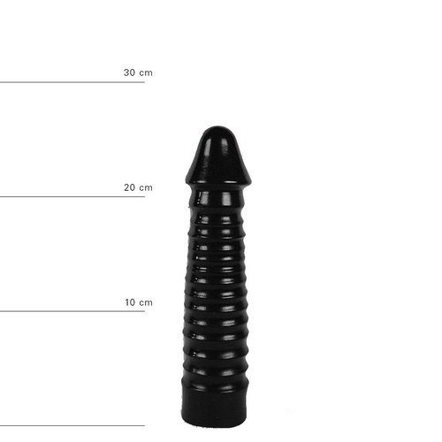 All Black Klassischer Dildo 26 x 5cm