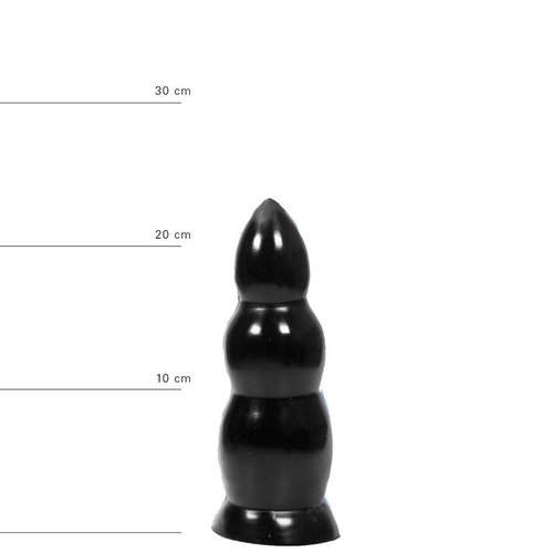 All Black Butt Plug 23 x 8 cm