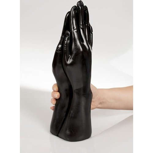 Dark Crystal Black Giant Double Fist Dildo 32 x 8,9cm