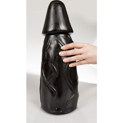 Dark Crystal Schwarz Giant Anal Dildo XXL 41 x 15,1cm