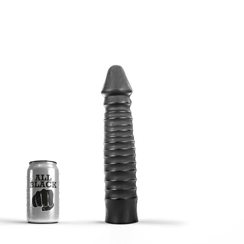 All Black Klassischer Dildo 26 x 5cm