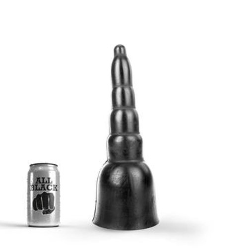 All Black Anal Dildo 34 x 11 cm