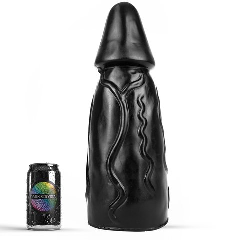 Dark Crystal Black Giant Anal Dildo XXL 41 x 15,1cm