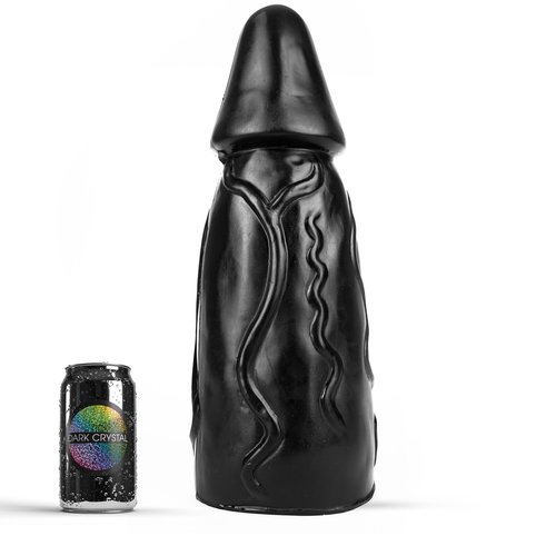 Dark Crystal Schwarz Giant Anal Dildo XXL 41 x 15,1cm