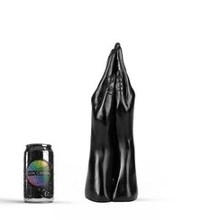 Black Giant Double Fist Dildo 32 x 8,9cm