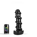 Dark Crystal Black Giant Anaal Dildo 29 x 7cm