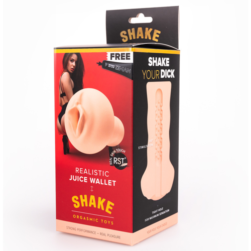 SHAKE Masturbator Realistic Juice Wallet