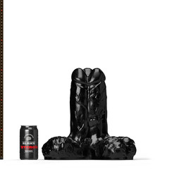 All Black Steroid Anaal Dildo Gape, Set & Match 32.5 x 12.4 cm