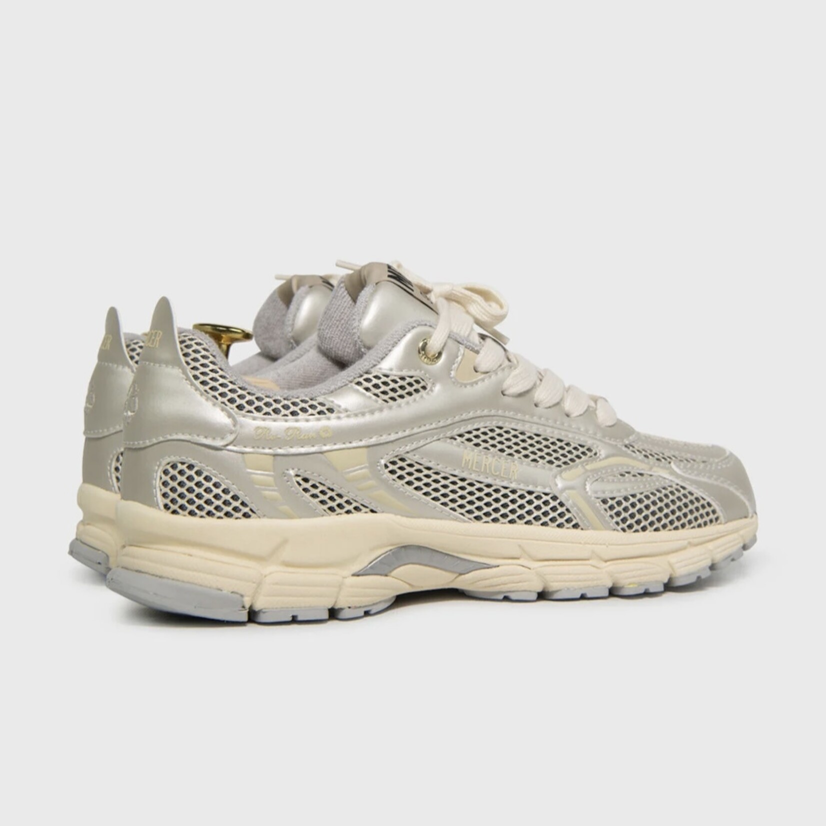 mercer re run sneaker champagne cream creme