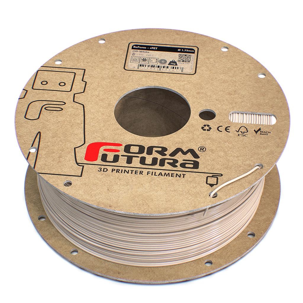 Formfutura ReForm rPET (gerecycleerd) 1.75 mm (1 kg) - Cream White