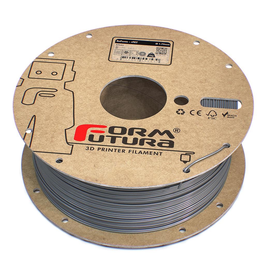 Formfutura ReForm rPET (gerecycleerd) 1.75 mm (1 kg) - Silver