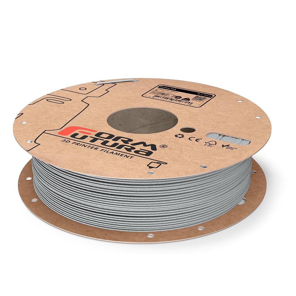 Formfutura Galaxy PLA 1.75 mm (0.75 kg) - Titanium Silver
