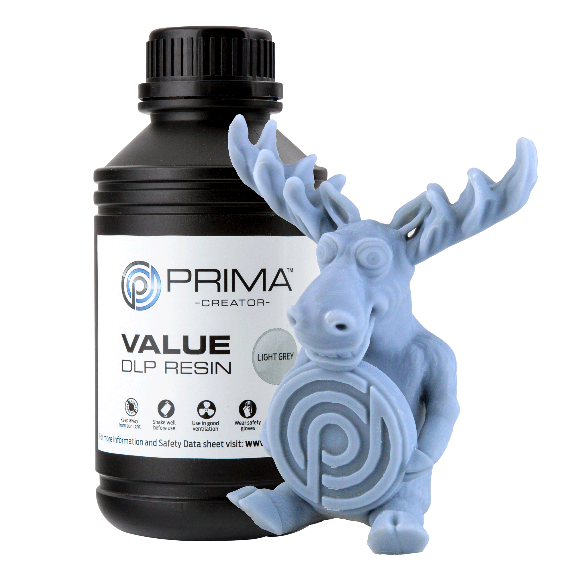 PrimaCreator VALUE DLP/UV Standard Resin - Light Grey