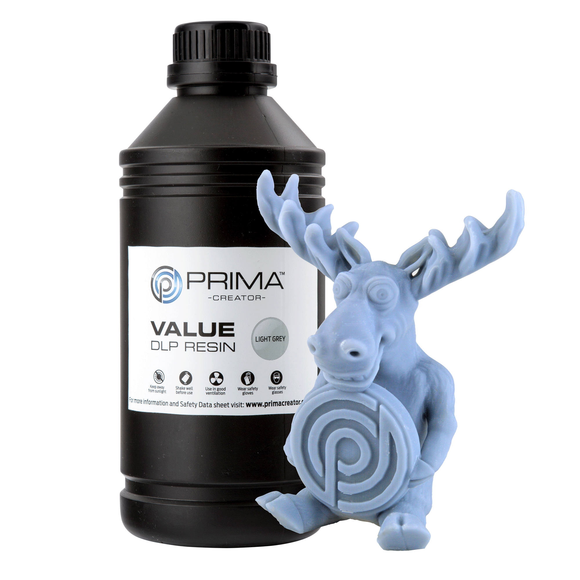 PrimaCreator VALUE DLP/UV Standard Resin - Light Grey