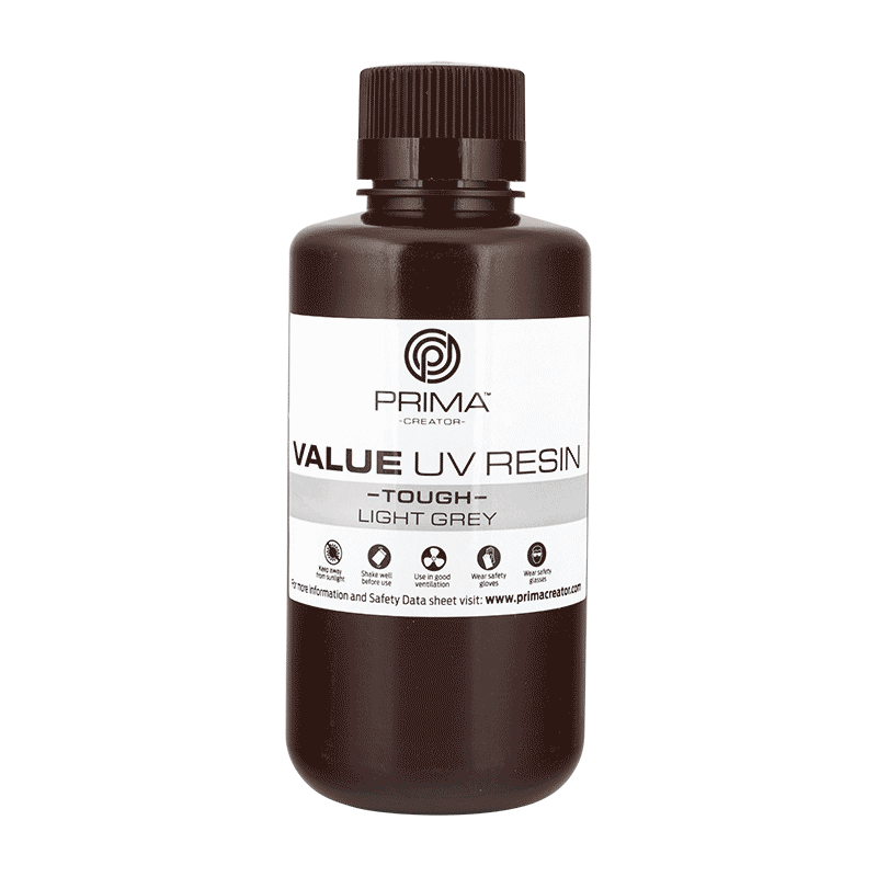 PrimaCreator VALUE DLP/UV Tough Resin (ABS like) - Light Grey