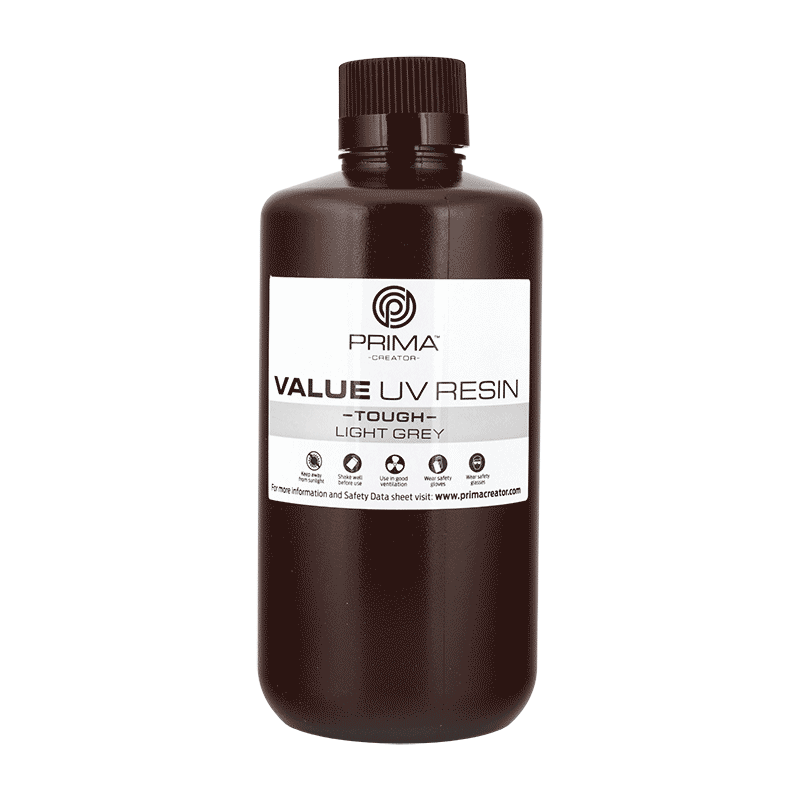 PrimaCreator VALUE DLP/UV Tough Resin (ABS like) - Light Grey
