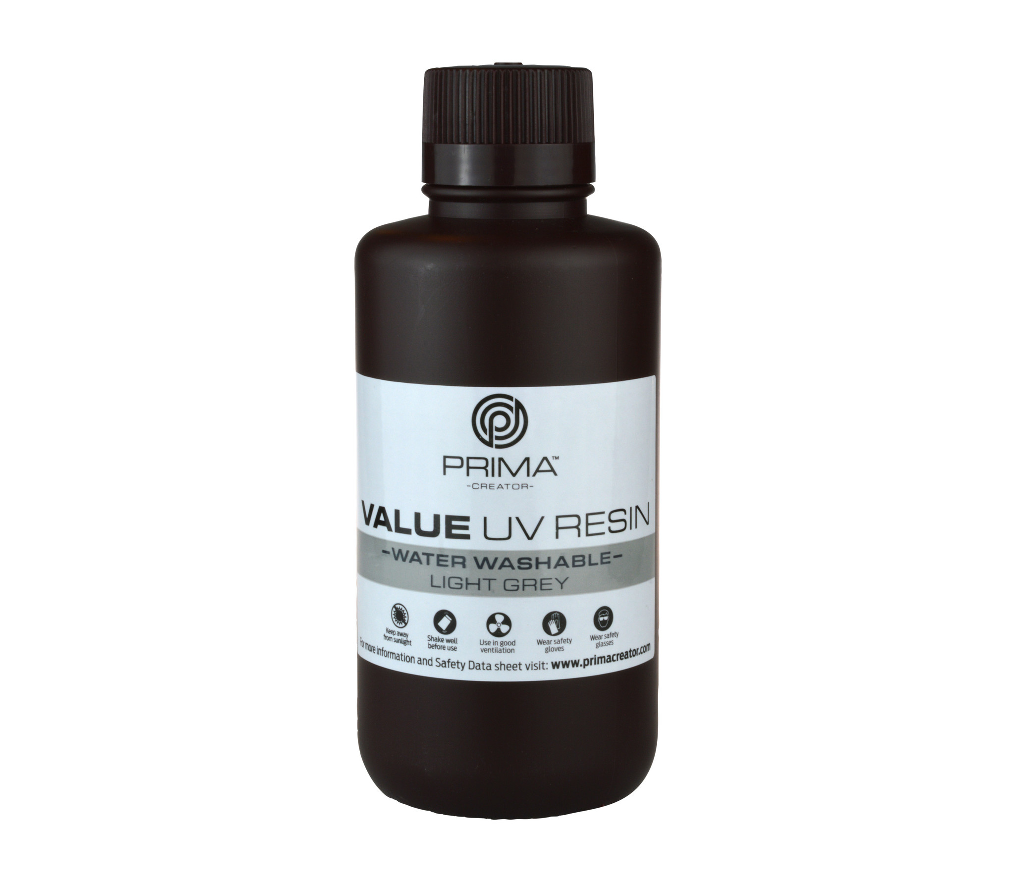 PrimaCreator VALUE DLP/UV Water Washable Resin - Light Grey