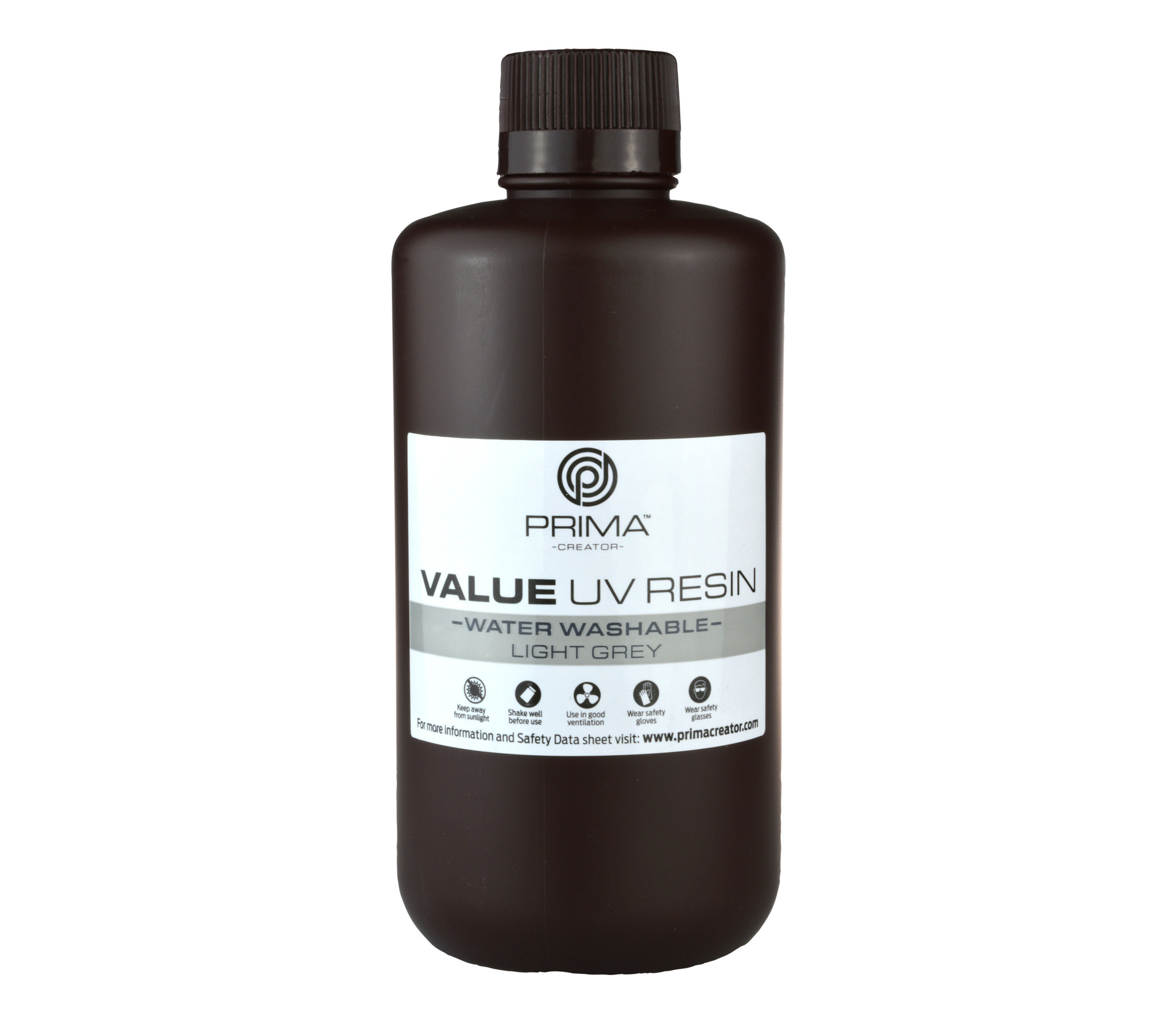 PrimaCreator VALUE DLP/UV Water Washable Resin - Light Grey