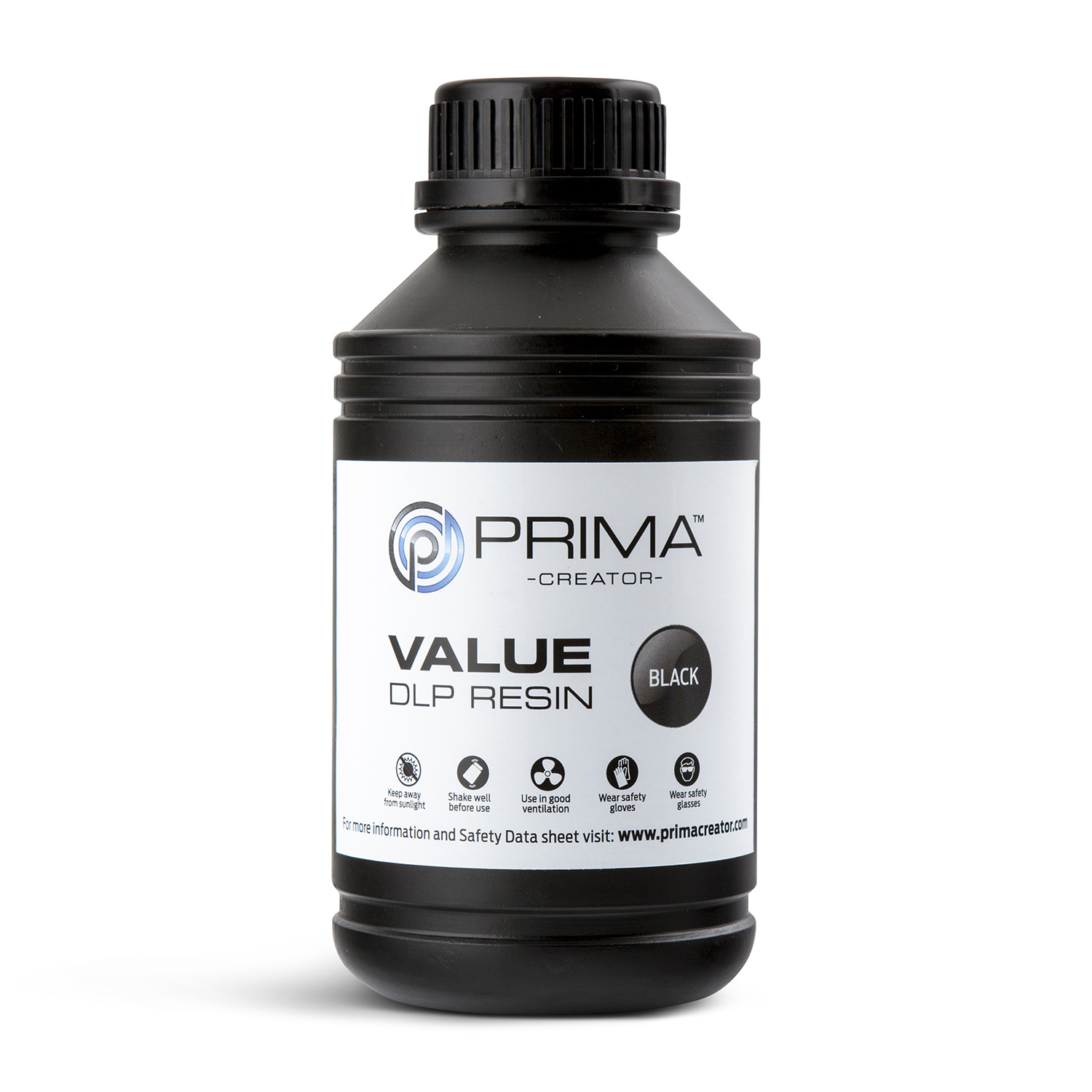 PrimaCreator VALUE DLP/UV Standard Resin – Black