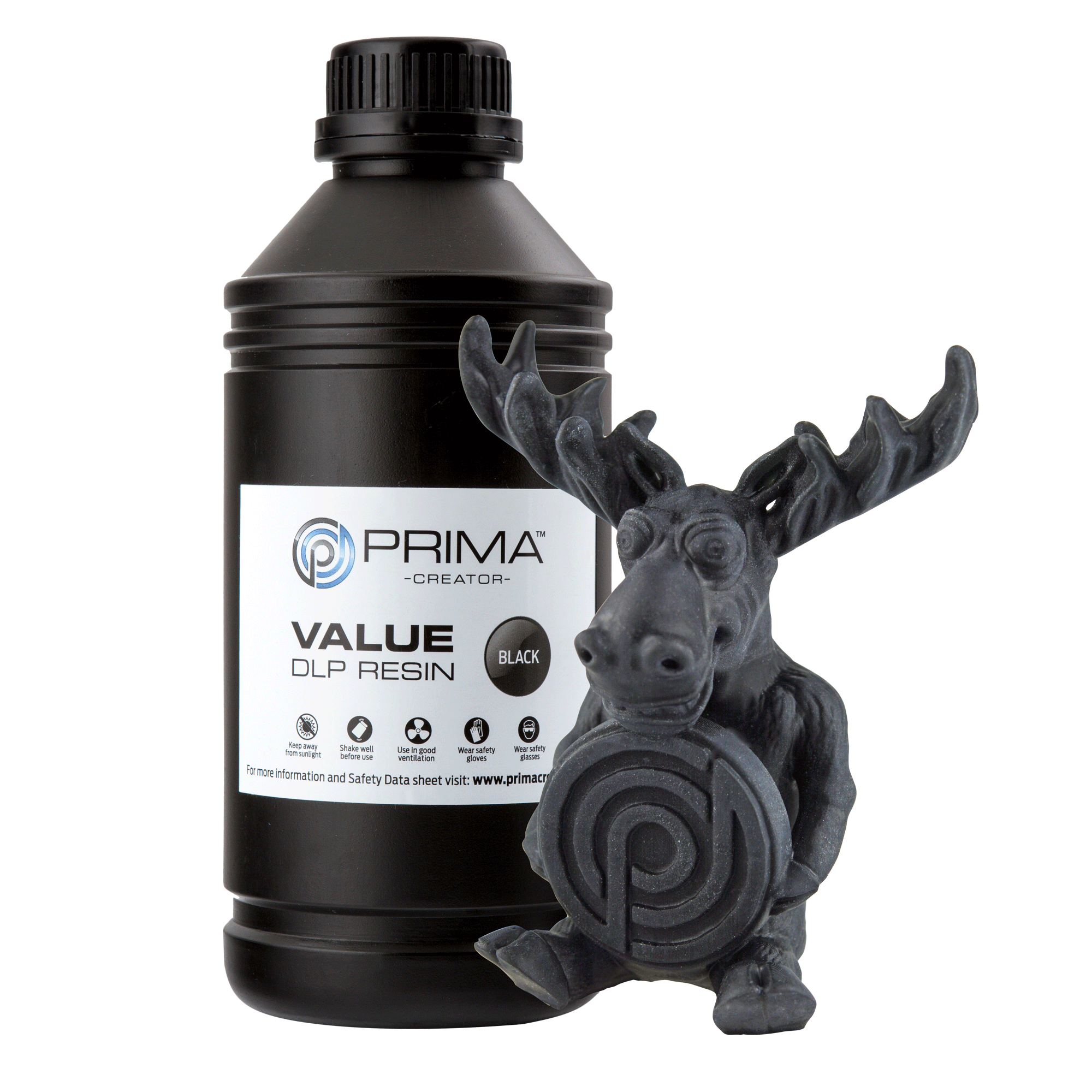 PrimaCreator VALUE DLP/UV Standard Resin – Black