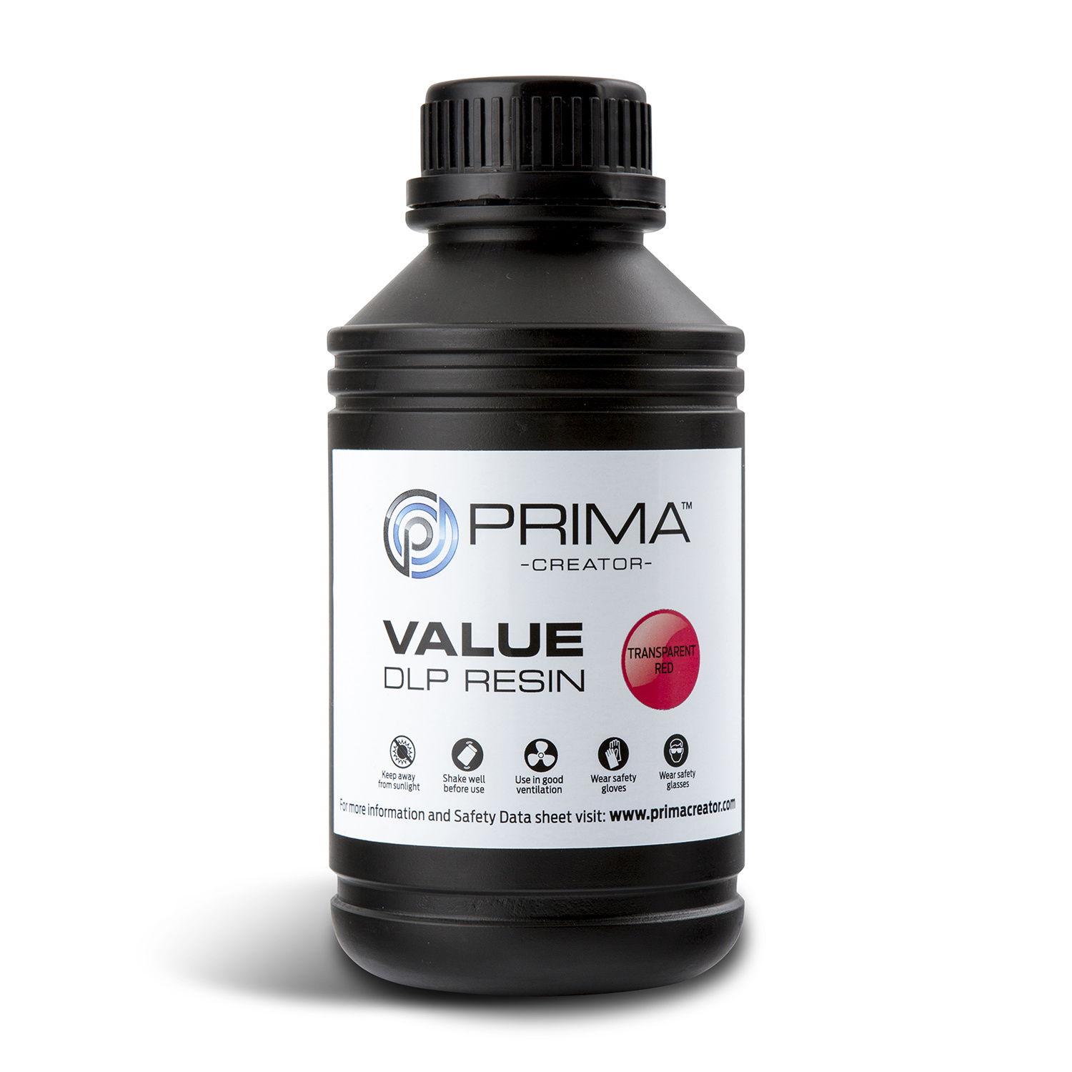 PrimaCreator VALUE DLP/UV Standard Resin - Transparent Red