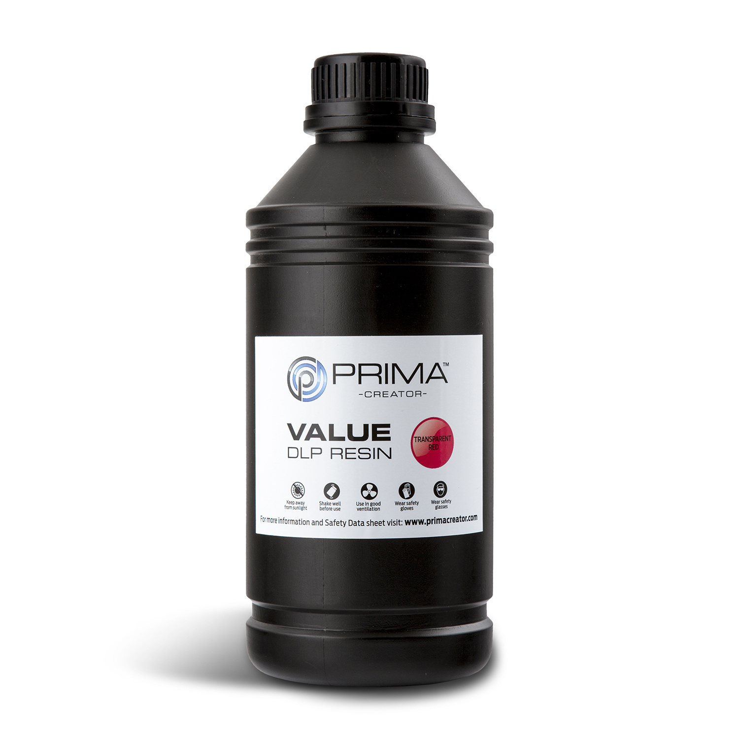 PrimaCreator VALUE DLP/UV Standard Resin - Transparent Red